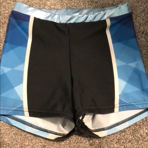 Glitter stars spandex! Worn once!